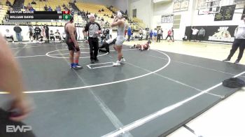 170 lbs 5th Place - Daiyon Grace, Wagoner vs William Davis, Har-Ber High School