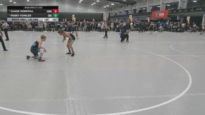 132 lbs Cons. Semis - Chase Hemphill, COWA vs Perry Fowler, Sanderson Wrestling Academy