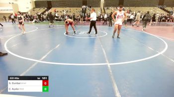 222-H lbs Semifinal - Sean Dunbar, Bethpage vs Chris Ayala, ProEx