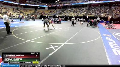 190 Class 2 lbs Cons. Semi - Lexington Johnson, Hazelwood West vs Dashiya Houston, Lafayette (Wildwood)