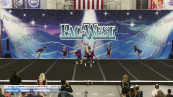 Patriot Cheer - Warriors [2026 L1 Junior - Flex - D2 Day 1] 2026 PacWest Utah Challenge