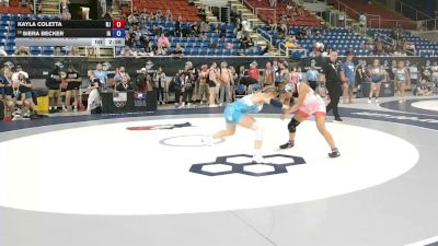 115 lbs Champ. Rd Of 128 - Kayla Coletta, New Jersey vs Siera Becker, Iowa