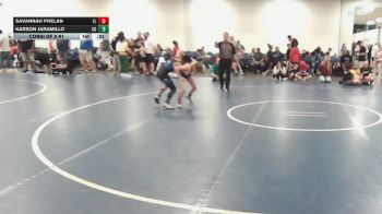80 lbs Consi Of 8 #1 - Savannah Phelan, FL vs Karson Jaramillo, CO