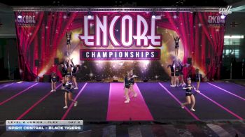 Spirit Central - Black Tigers [2026 L2 Junior - Flex Day 2] 2026 Encore Foxwoods Showdown