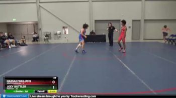 138 lbs Round 7 (8 Team) - Hassan Williams, South Carolina vs Joey Buttler, Indiana