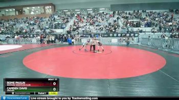 62 lbs Cons. Semi - Camden Davis, Oregon vs Rome Paulin, Buzzsaw Wrestling Club