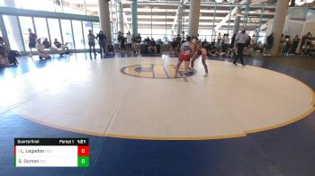 130 lbs Quarterfinal - Lynette Legados, North Coast Grapplers vs Stella Dymon, ATC