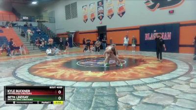 170 lbs Cons. Semi - Seth Lindsay, Ground Zero Wrestling vs Kyle Buckner, Crossroads Wrestling