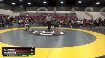 90 lbs Round 2 (8 Team) - Noah Watkins, Minions Black (GA) vs Eli Oberheim, Team Missouri (MO)