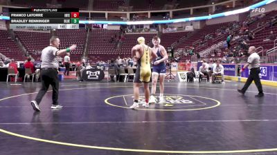 189 lbs Consi 1 - Franco Latorre, Interboro vs Bradley Renninger, Blue Mt