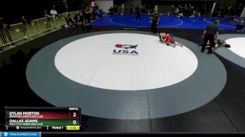 126 lbs Champ. Round 2 - Dallas Adams, Wild Cats Wrestling Club vs Dylan Morton, Brawlers Wrestling Club