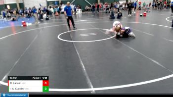 94-102 lbs 3rd Place Match - Ayden Kuebler, GI Grapplers vs Brett Larson, Sutherland Youth Wrestling