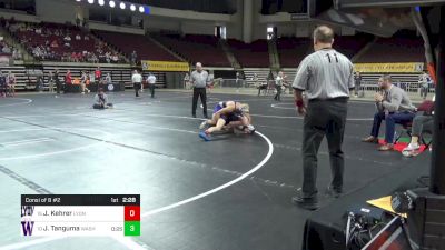 133 lbs Consi Of 8 #2 - Jacob Kehrer, Lyon vs Jonathan Tanguma, Washington