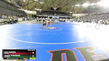 2A 138 lbs 7th Place Match - Cole Borden, Shelton vs Mason Townsend, Ridgefield