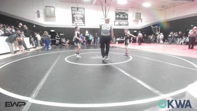 55-61 lbs Rr Rnd 2 - Jack Clover, Wyandotte Youth Wrestling vs Michele Thompson, Wyandotte Youth Wrestling