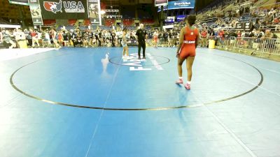 142 lbs Cons 32 #2 - Teegan Steward, OK vs Nanda Kibi, MI