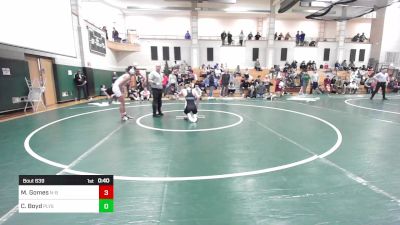 138 lbs Consi Of 8 #2 - Miguel Gomes, New Bedford vs Caydon Boyd, Plymouth South