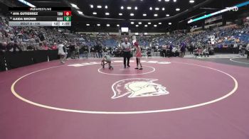 100 lbs Champ. Round 1 - Aaida Brown, Hutchinson Hs vs Ava Gutierrez, Tecumseh - Shawnee Heights HS