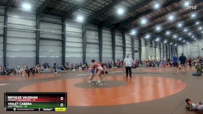 152 lbs Finals (8 Team) - Violet Cabera, Lady Pitbulls vs Brynlee Vaughan, Midwest Assasins Red