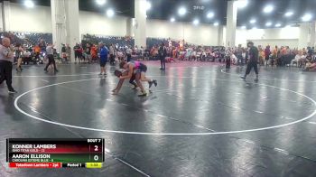 132 lbs Round 3 (6 Team) - Konner Lambers, Ohio Titan Gold vs Aaron Ellison, Carolina Exteme Blue