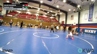 76 lbs Rr Rnd 5 - Callen Wilkinson, Raw Wrestling Club vs Hudson Hood, Collinsville Cardinal Youth Wrestling