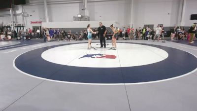 135 lbs Champ. Rd Of 16 - Jorja Carroll, Greenwood Wrestling Club vs Riley Diehl, Samurai Wrestling Club