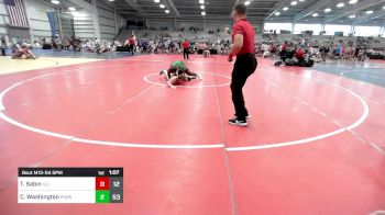 220 lbs Rr Rnd 1 - Ty Sabin, Illinois Cornstars Yellow vs Chase Washington, Pursuit Wrestling Academy - Black