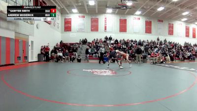 138 lbs Cons. Round 3 - Sawyer Smith, Chardon vs Andrew Moderick, Orange