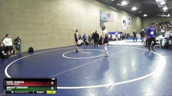 138 lbs Cons. Round 6 - Noel Garcia, Madera South vs Brody Denham, Royal