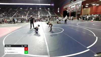 69 lbs Semifinal - Aspen Frasier, Westside WC vs Henry Dumbleton, Bear Cave WC