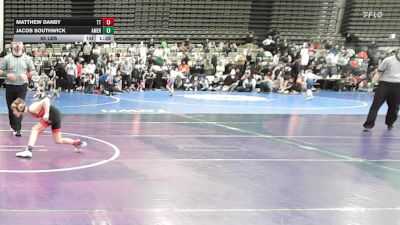 65 lbs Rr Rnd 1 - Matthew Danby, Team Tugman - ESC vs Jacob Southwick, American MMAW - ESC