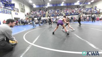 76 lbs Quarterfinal - Daxton Stewart, Vian Wrestling Club vs Hudson Smith, Salina Wrestling Club