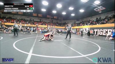 102 lbs Rr Rnd 3 - Kinley Tye, Bridge Creek Youth Wrestling vs Vanessa Farmer, Shelton Wrestling Academy