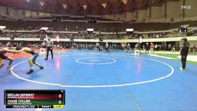 National 6-8 105 Cons. Round 1 - Chase Collier, Southern MD Wolfpack vs Declan Defriest, Fauquier Wrestling Club