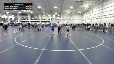 108 lbs Quarterfinal - Blake Genthner, Medomak vs Jonah Pelletier, Southington