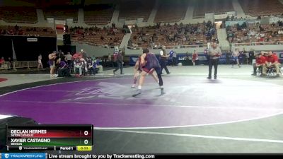 D4-150 lbs Cons. Round 1 - Xavier Castagno, Benson vs Declan Hermes, Seton Catholic