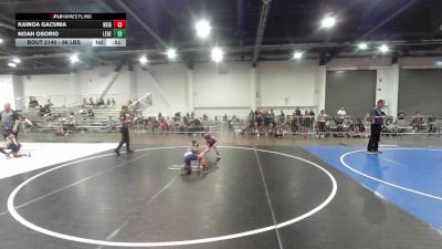 66 lbs Quarterfinal - Kainoa Gacuma, Reign WC vs Noah Osorio, Legends Of Gold LV