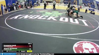 170 Gold 2nd Place Match - Ronan Bozeman, Fleming Island vs Shannon Davie, Southwest Miami