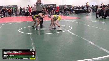 108 lbs Round 3 - Luke Gorski, SEHS vs Kaidence Brubaker, FIND