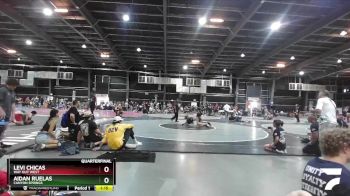 138 lbs Quarterfinal - Aidan Ruelas, Canyon Springs vs Levi Chicas, Way Out West