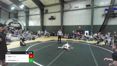 54 lbs 5th Place - Jacob Byer, Cowa vs Eli Marteeny, Mat Rats Rebooted