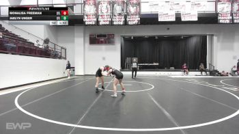 100-105 lbs Rr Rnd 2 - Monalisa Freeman, Stilwell vs Jaelyn Unger, Stilwell