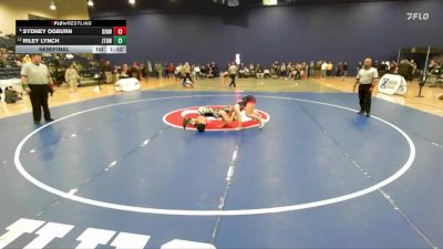 138 lbs Semifinal - Sydney Ogburn, Dinwiddie County vs Riley Lynch, Jamestown