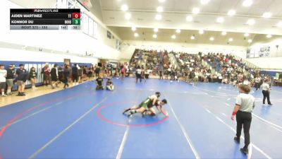 150 lbs Cons. Round 2 - Konnor Du, Brea Olinda High School vs Aiden Martinez, Team Thunder