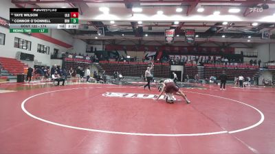 174 lbs Cons. Round 2 - Taye Wilson, Little Rock vs Connor O`Donnell, Brown