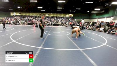 157 lbs Consi Of 8 #1 - Griffin LaPlante, NY vs Beau Lewis, VA