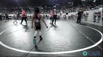 46 lbs Consolation - Clara Collier, Morrison Takedown Club vs Alaina Bert, Del City Little League