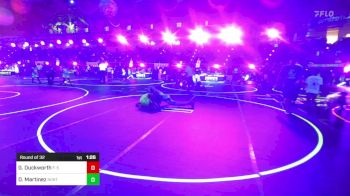 109 lbs Round Of 32 - Gabriel Duckworth, F-5 Grappling vs Diamanti Martinez, Northside Wrestling