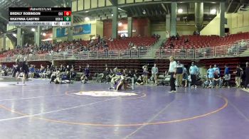 120 lbs Round 3 (6 Team) - Brenly Robinson, Crismon High School vs Shaynna Castro, Grand Island