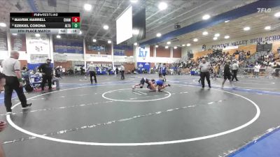 106 lbs 5th Place Match - Ezekiel Corona, Alta Loma vs Mavrik Harrell, Chaminade